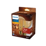 Philips E27 LED lamp vintage globe goudkleurig 3,1W flame licht