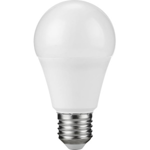 LED peerlamp E27 fitting 9W opaal warmwit glas