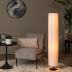 Vloerlamp 2 Lichts Rond Wit FOLD - Lucide