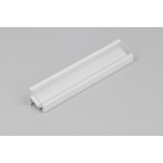 LED profiel hoek aluminium wit met matte afdekkap 2 meter
