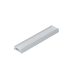 Aluminium LED profiel set opbouw grijs 2 meter