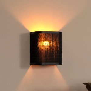 Wandlamp Scandinavisch Up and Down Zwart TAGALOG - Lucide
