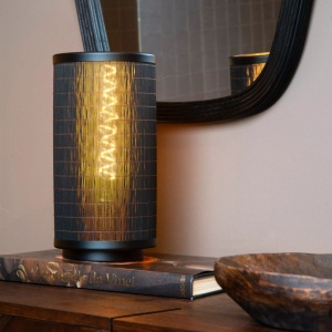 Tafellamp Scandinavisch 1 Lichts Zwart 15CM TAGALOG - Lucide