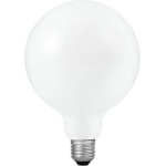 Product foto van SPL E27 Globe 125 Extra Warmwit 8,5W Opaal Dimbaar die uitgeschakeld is
