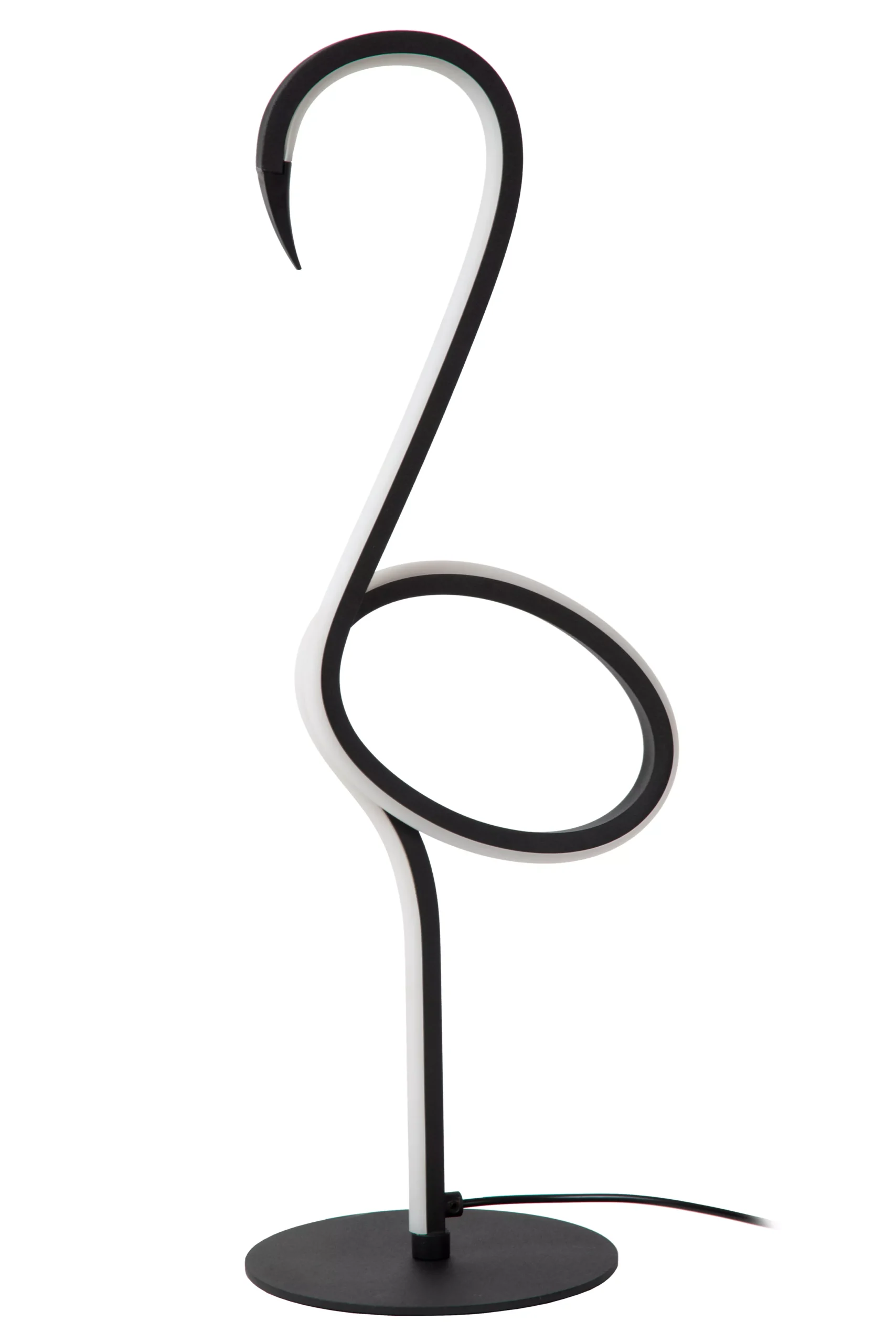 05545-06-99 off Product afbeelding van Flamingo Tafellamp RGB Zwart Dimbaar Met Afstandsbediening uitgeschakeld