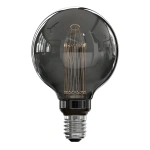 Calex E27 CROWN Titanium Globe 95 3,5W Flame Dimbaar Productafbeelding aangeschakeld