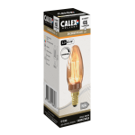 Calex E14 goudkleurige LED kaarslamp 2,3W dimbaar