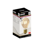 Foto van product verpakking van Calex E27 Peerlamp 3,8W Flame Goud Dimbaar