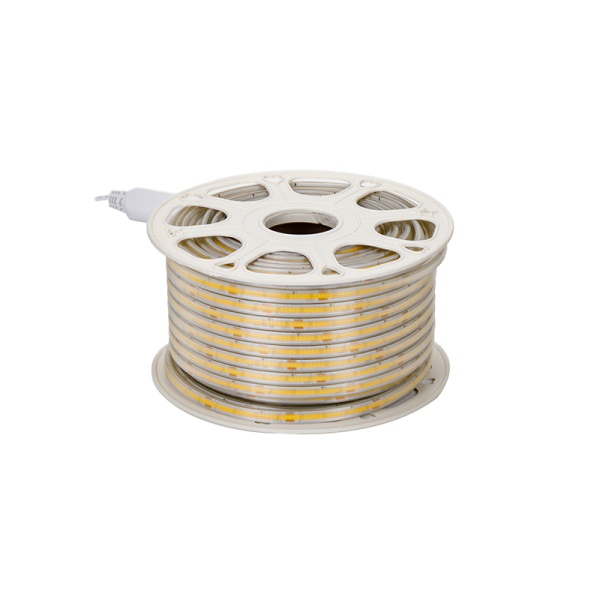 LED strip 220V koelwit op rol met stekkerconnector