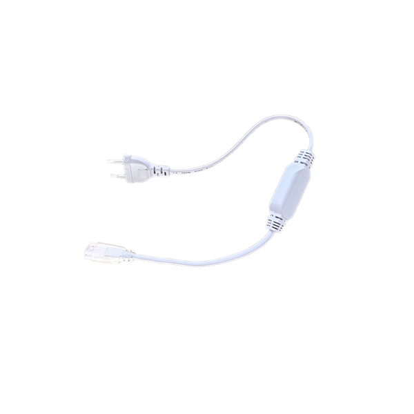 Voedingskabel met stekker en connector voor LED strip 220V