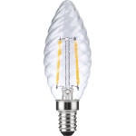 Product afbeelding van SPL E14 Kaarslamp Gedraaid 2W Flame Helder Dimbaar uitgeschakeld