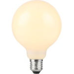 Product afbeelding van SPL E27 Globe G95 4W Extra Warmwit Opaal Dimbaar aangeschakeld
