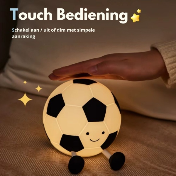 Touch bediening voetbal nachtlampje