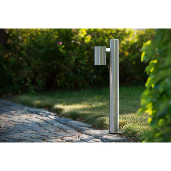 Breed sfeerbeeld Sokkellamp Modern Down Chroom Rond 50CM ARNE - Lucide
