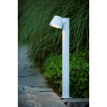 Sfeerbeeld van Tuinsokkel Modern 1 Lichts 70CM Wit 5W DINGO - Lucide