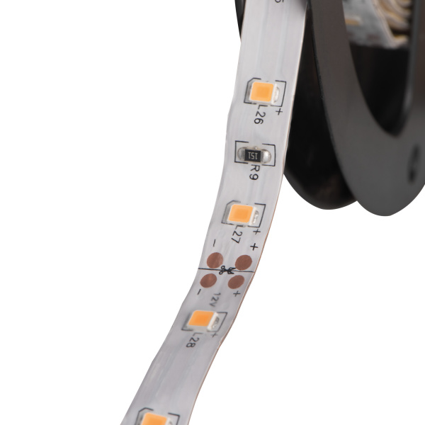Detail foto van de ledstrip vAN Dimbare LED Strip Warmwit 60 LEDs/m 12VDC IP65 2835 5M-Kanlux
