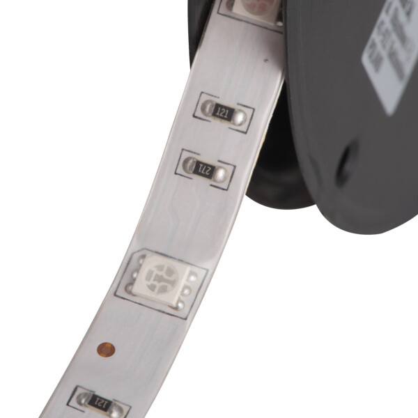 Detail photo van de leds op Dimbare LED Strip RGB 60 LEDs/m 12VDC IP65 5M - Kanlux