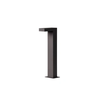 Tuinsokkel Modern Rechthoek Antraciet 40CM TEXAS - Lucide