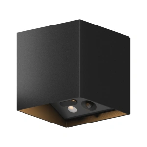 Productfoto van Calex Outdoor Up and Downlight - Oplaadbaar - Zwart