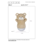 Maattekening Kinder Nachtlampje Beer met Muziekfunctie DOLLY - Lucide