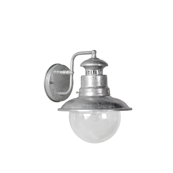 11811-01-06 off Product foto uitgeschakeld Klassieke Buiten Wandlamp 1 Lichts Zilver FIGO - Lucide