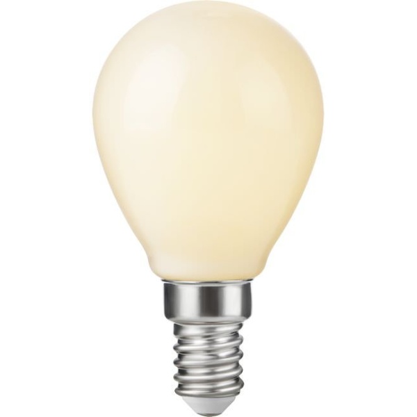 aangeschakelde SPL E14 Kogellamp 2,9W Warmwit Dimbaar Opaal