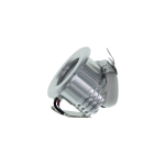 Mini inbouwspot chroom rond 1,5W warmwit dimbaar IP44
