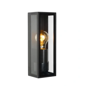 productfoto Moderne Buiten Wandlamp Rechthoek Zwart DUKAN - Lucide