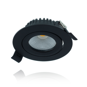 Productfoto LED Inbouwspot Dim to Warm VARDA 5W IP44 Zwart - Ledl