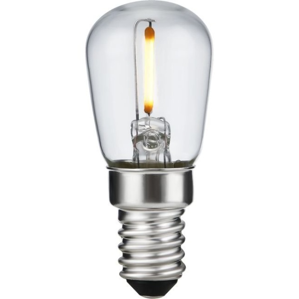 Heldere E14 LED buislamp 1W extra warmwit filament