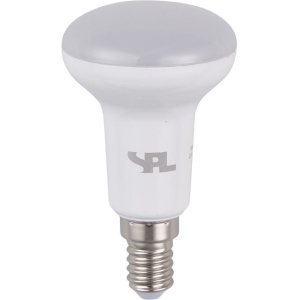 voorkant lamp uit: SPL E14 Reflector Spot 5W Warmwit Helder Dimbaar