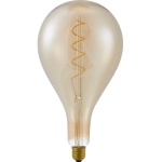 voorkant lamp uit: SPL E27 XXL FLEX A157 4W Flame Goud Dimbaar