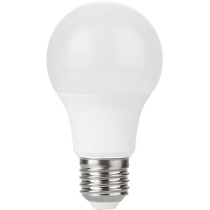 voorkant lamp uit: SPL E27 Peerlamp 5,5W Warmwit 12-60V Opaal