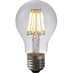 voorkant lamp aan: SPL E27 Fila Peerlamp 6.5W Extra Warmwit Helder Dimbaar