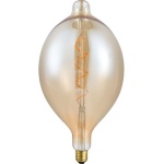 lamp uit: SPL E27 XXL FLEX BT180 4W Flame Goud Dimbaar