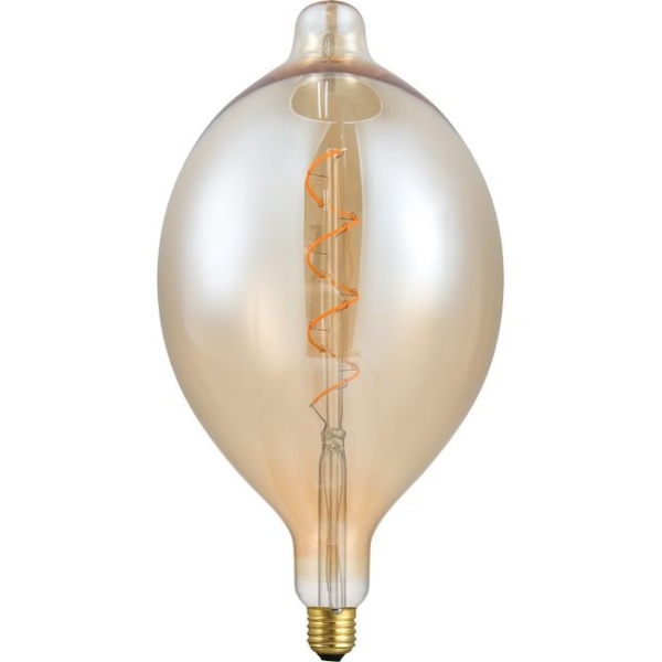 lamp uit: SPL E27 XXL FLEX BT180 4W Flame Goud Dimbaar