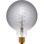 voorkant lamp uit: SPL E27 Fila Globe AX 4.5W Flame Smoke Dimbaar