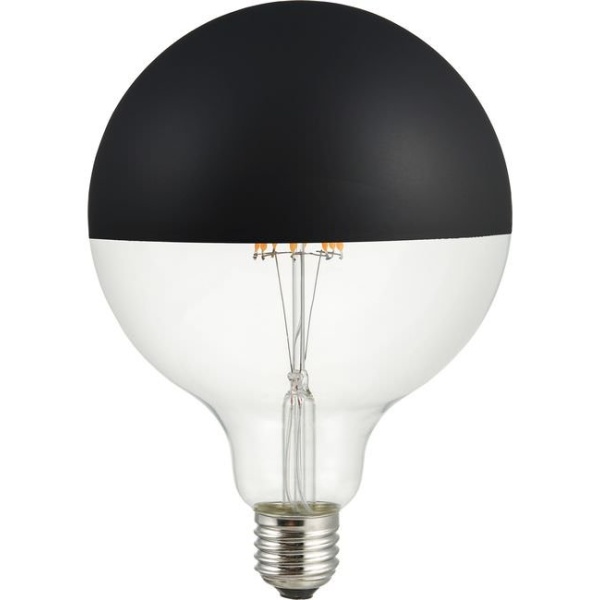 lamp uit: SPL E27 G125 kopspiegel zwart