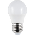 voorkant lamp uit: SPL E27 Kogellamp 5W Warmwit Opaal 100-240V