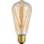 voorkant lamp uit: SPL E27 Flex Rustika Lamp DL 5W Flame Goud Dimbaar