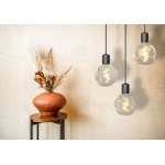 sfeerbeeld 3 lampen aan: SPL E27 Fila XL Mystery 4W Flame Helder Dimbaar