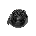 Achterkant van LED Inbouwspot CCT Zwart SLIM-FIT Dimbaar IP65 MIRAN II