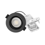 Set van LED Inbouwspot CCT Zwart SLIM-FIT Dimbaar IP65 MIRAN II