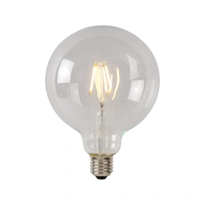 Globe ledlamp E27 7W warmwit glas transparant