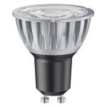 LED GU10 spot zilver 6,5W warmwit dimbaar