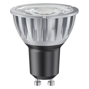LED GU10 spot zilver 6,5W warmwit dimbaar