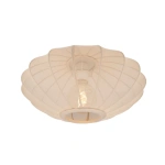 Plafondlamp Scandinavisch beige 40cm met stoffen kap Lucide