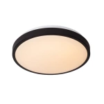 Plafonniere met bewegingssensor zwart 34,8 cm ronde LED-lamp Lucide