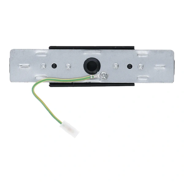 Middenvoeding voor 1-fase rail zwart met metalen behuizing