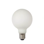 E27 bollamp opaal glas 8W warmwit met StepDim functie